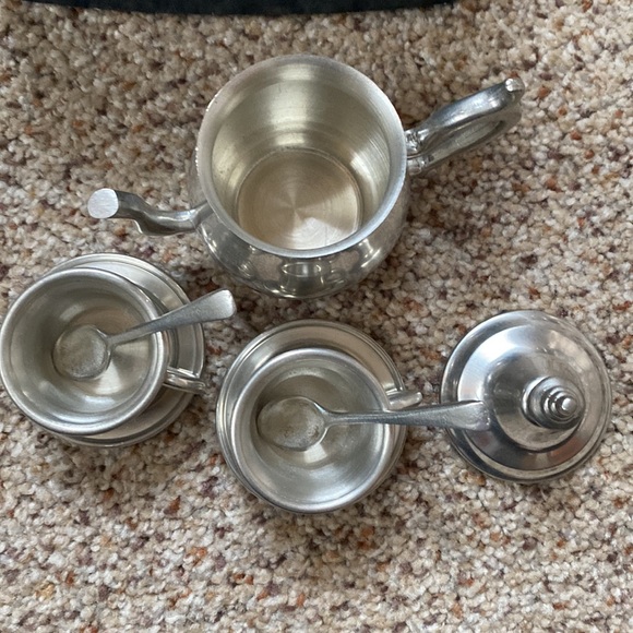 woodbury pewter Accents Woodbury Pewter Childs Tea Set Poshmark